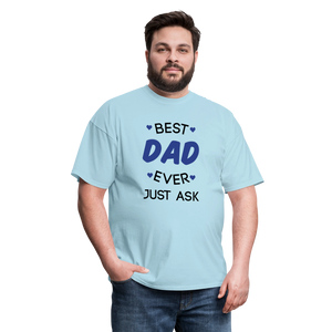 Unisex Classic Custom Dad T Shirt - powder blue