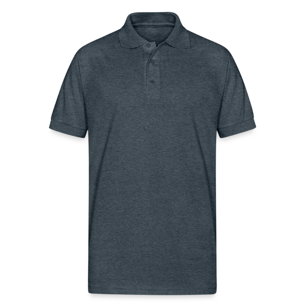 Men's Gildan Unisex 50/50 Jersey Polo - deep heather