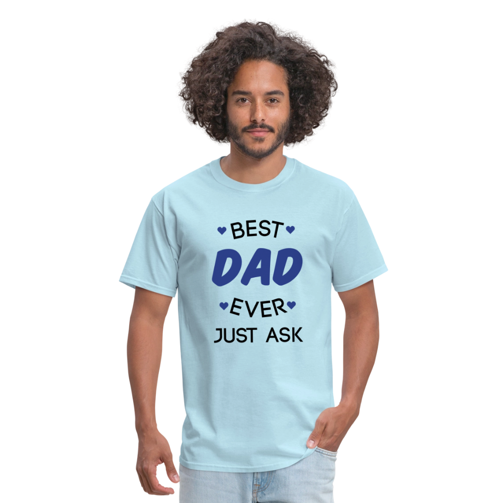 Unisex Classic Custom Dad T Shirt - powder blue