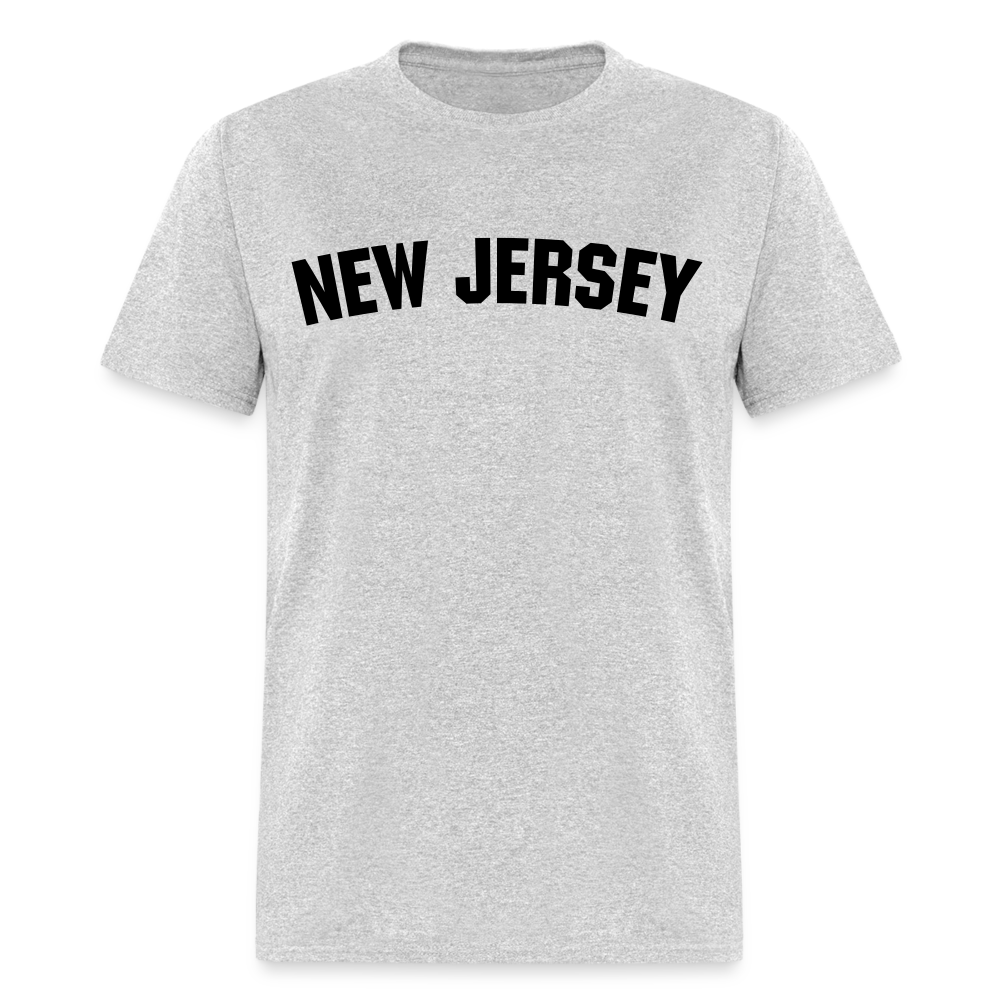 Unisex New Jersey T Shirt - heather gray