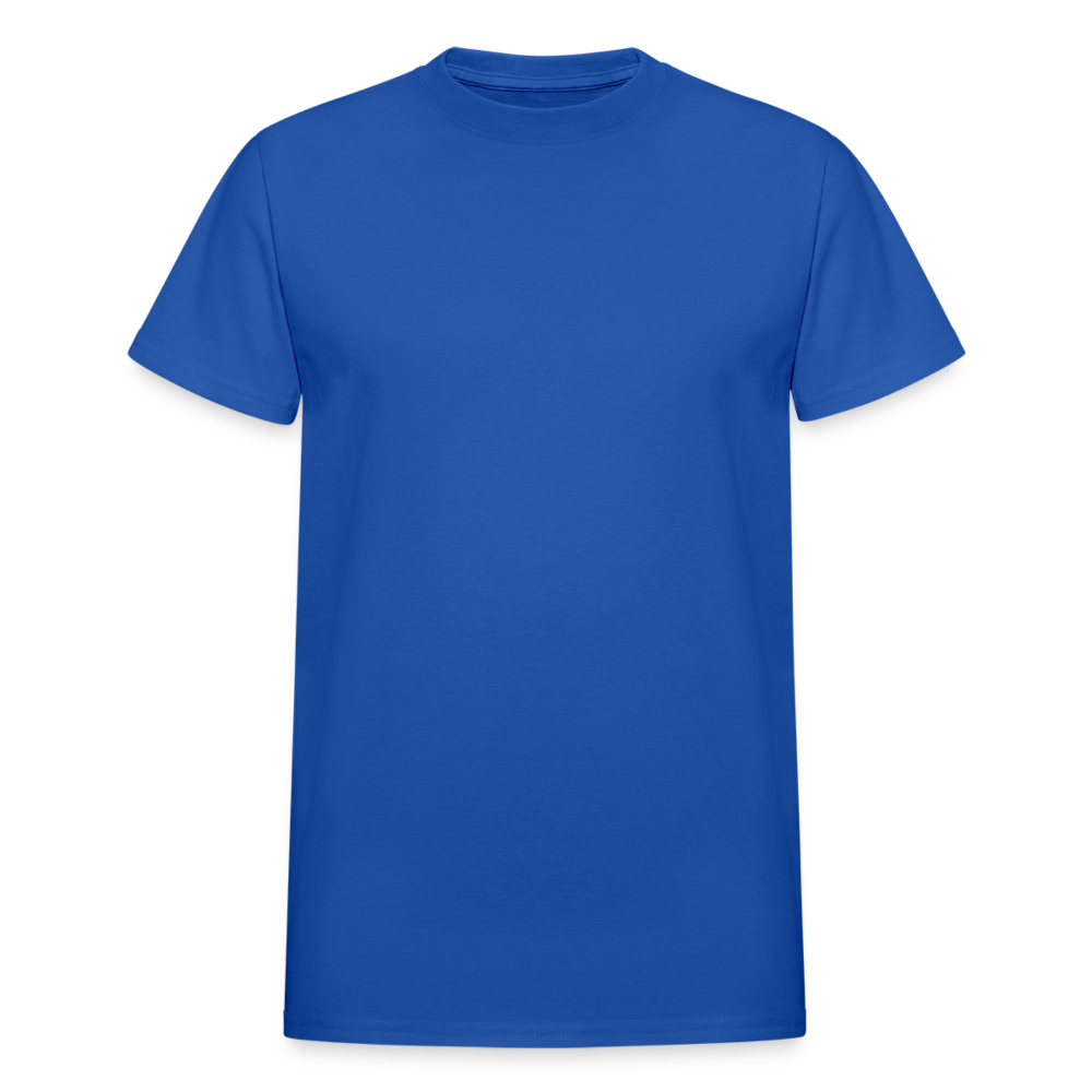 Unisex Adult Gildan Ultra Cotton Print T Shirt - royal blue