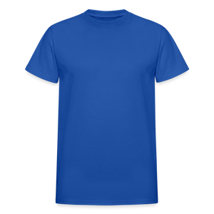 Unisex Adult Gildan Ultra Cotton Print T Shirt - royal blue