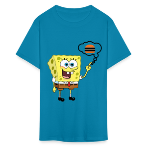 Unisex Classic SpongeBob Custom T Shirt - turquoise