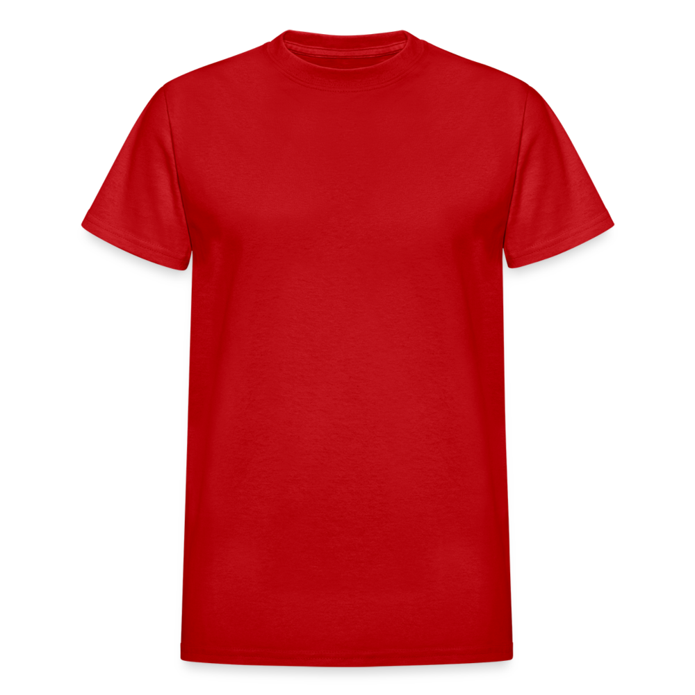 Unisex Adult Gildan Ultra Cotton Print T Shirt - red