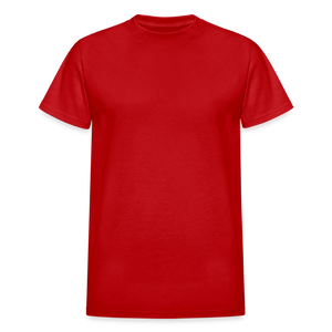 Unisex Adult Gildan Ultra Cotton Print T Shirt - red