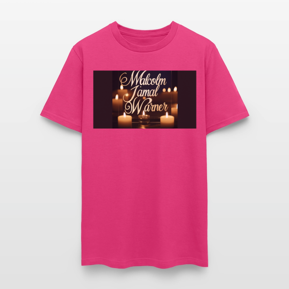 Unisex Malcolm  Theo T-Shirt - fuchsia