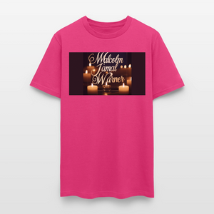 Unisex Malcolm  Theo T-Shirt - fuchsia