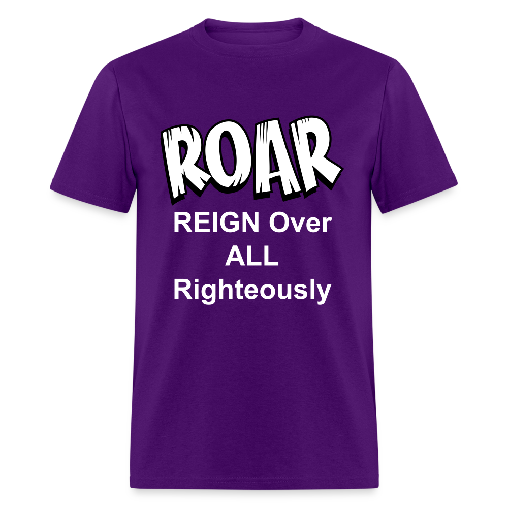 Unisex Classic ROAR T Shirt - purple