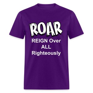 Unisex Classic ROAR T Shirt - purple