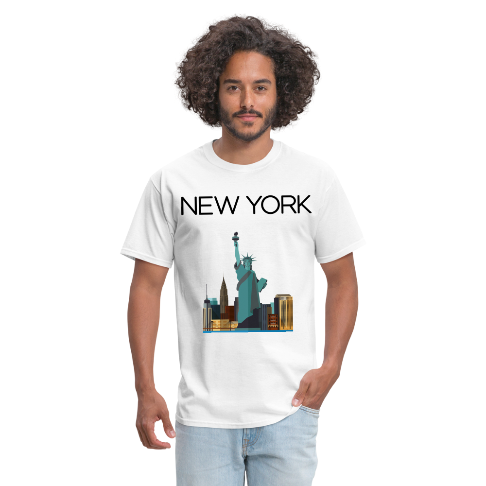 Unisex Classic  New York T Shirt - white