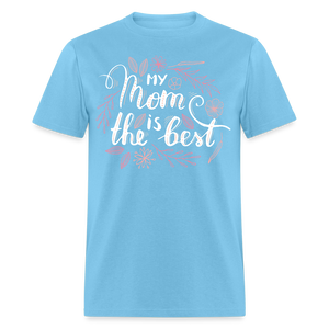 Women's Classic Custom Mother's T Shirt - aquatic blue