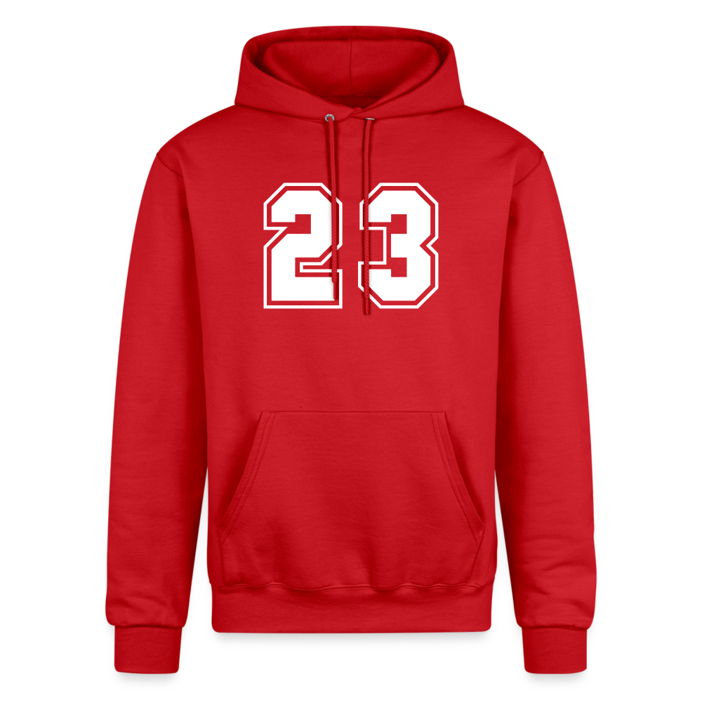 Men's Champion Powerblend Hoodie - Scarlet