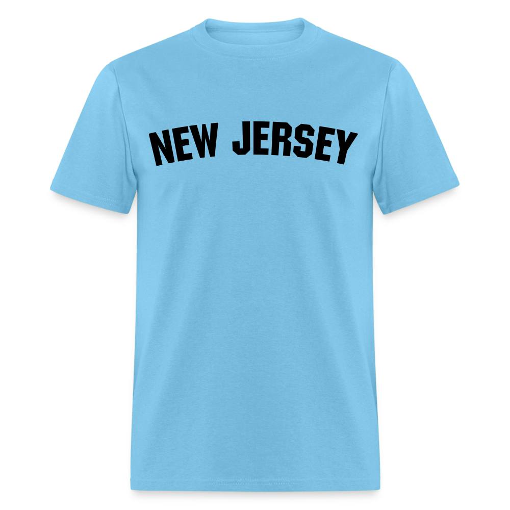 Unisex New Jersey T Shirt - aquatic blue