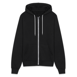 Bella + Canvas Unisex Full Zip Eagles Print Hoodie - black