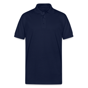 Men's Gildan Unisex 50/50 Jersey Polo - navy