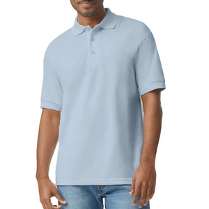 Men's Gildan Unisex 50/50 Jersey Polo - light blue