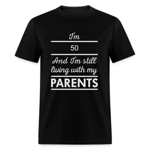 Unisex Classic 50 Print T Shirt - black