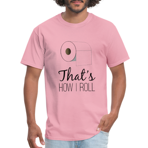 Unisex Fruit of the Loom Classic Print T Shirt - pink