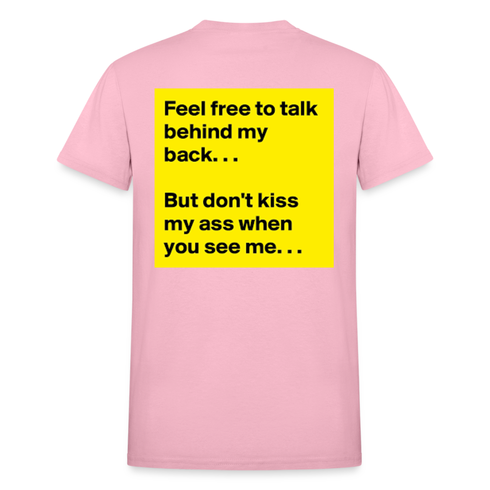 Unisex Adult Gildan Ultra Cotton Print T Shirt - light pink