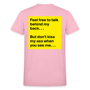 Unisex Adult Gildan Ultra Cotton Print T Shirt - light pink