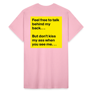 Unisex Adult Gildan Ultra Cotton Print T Shirt - light pink