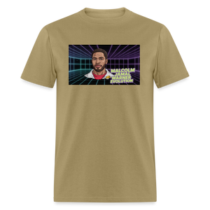 Unisex Classic Malcolm Jamal Warner T Shirt - khaki