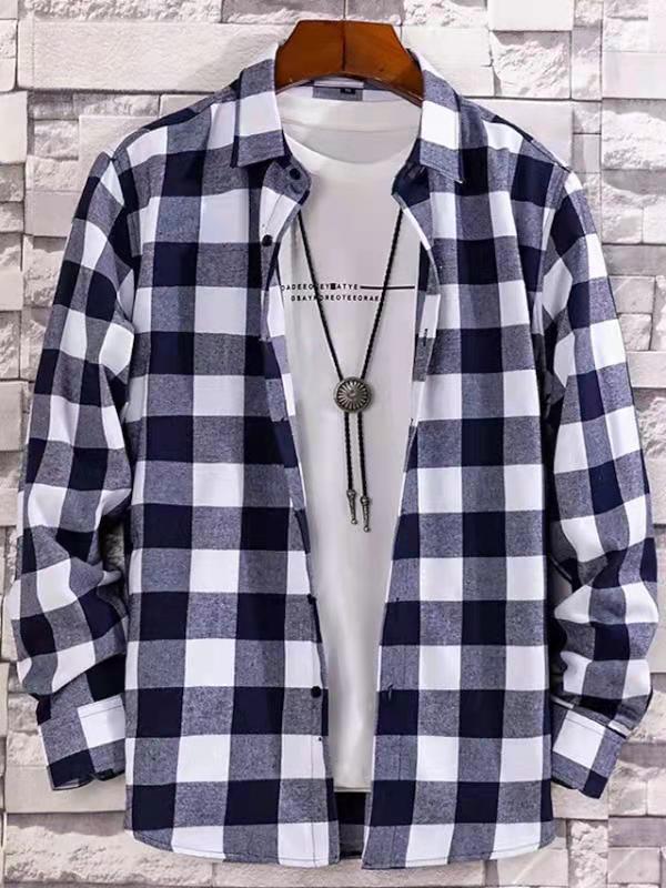 Men's Long Sleeve Flannel Shirt