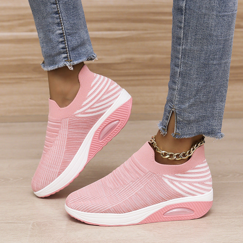 Women's Slip On Air Cushion Flat Shoes