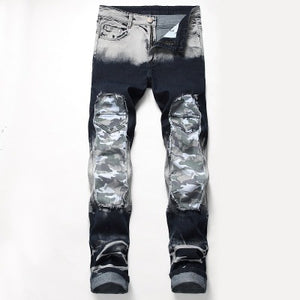 Men's 2 Tone Designer Jeans