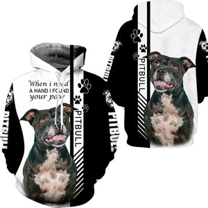 Men's 2 Piece Dog Print Hoodie Set