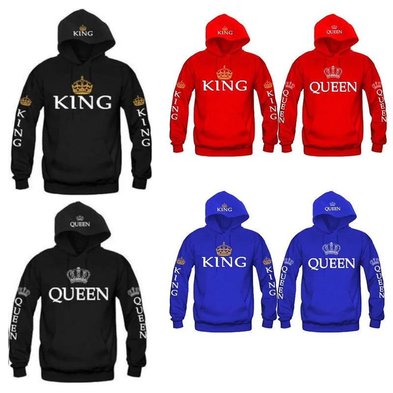 Couples King and Queen Hoodie Sets