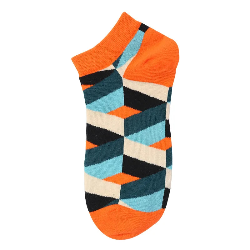 Unisex 1 Pair Funny Colorful Ankle Socks