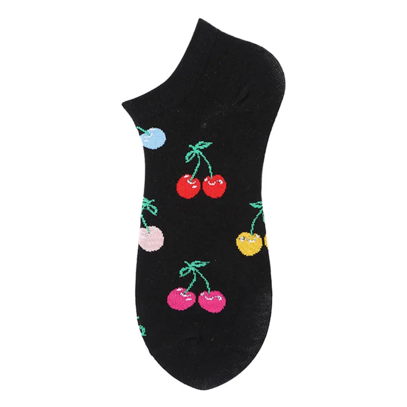 Unisex 1 Pair Funny Colorful Ankle Socks