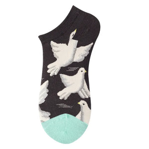 Unisex 1 Pair Funny Colorful Ankle Socks