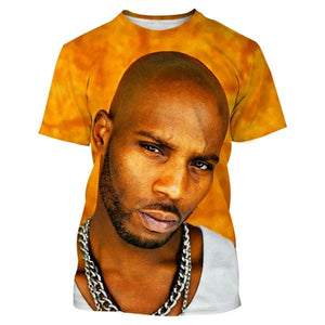 Men's 3D Dmx Print T Shirt