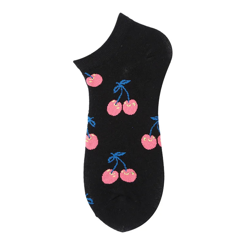 Unisex 1 Pair Funny Colorful Ankle Socks