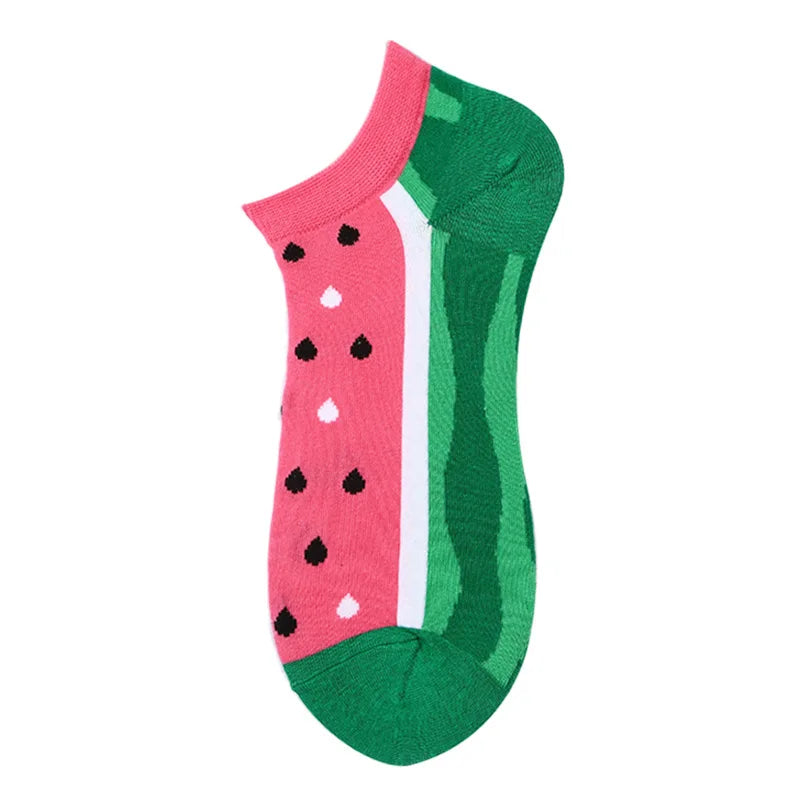 Unisex 1 Pair Funny Colorful Ankle Socks