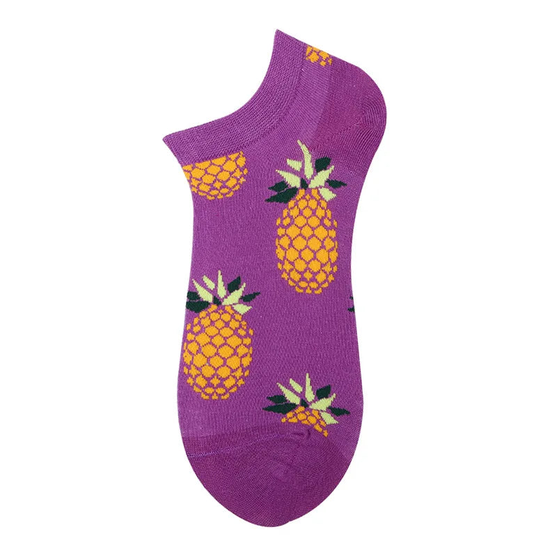 Unisex 1 Pair Funny Colorful Ankle Socks