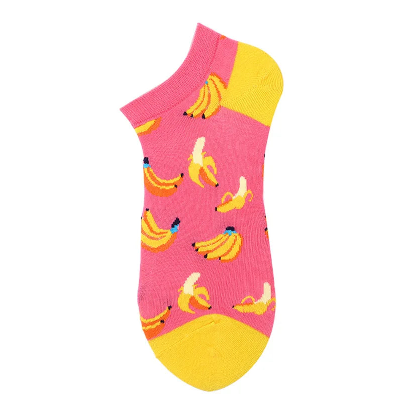 Unisex 1 Pair Funny Colorful Ankle Socks