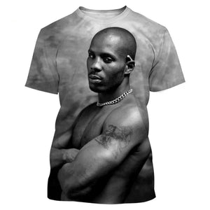 Men's 3D Dmx Print T Shirt