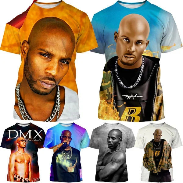 Men's 3D Dmx Print T Shirt