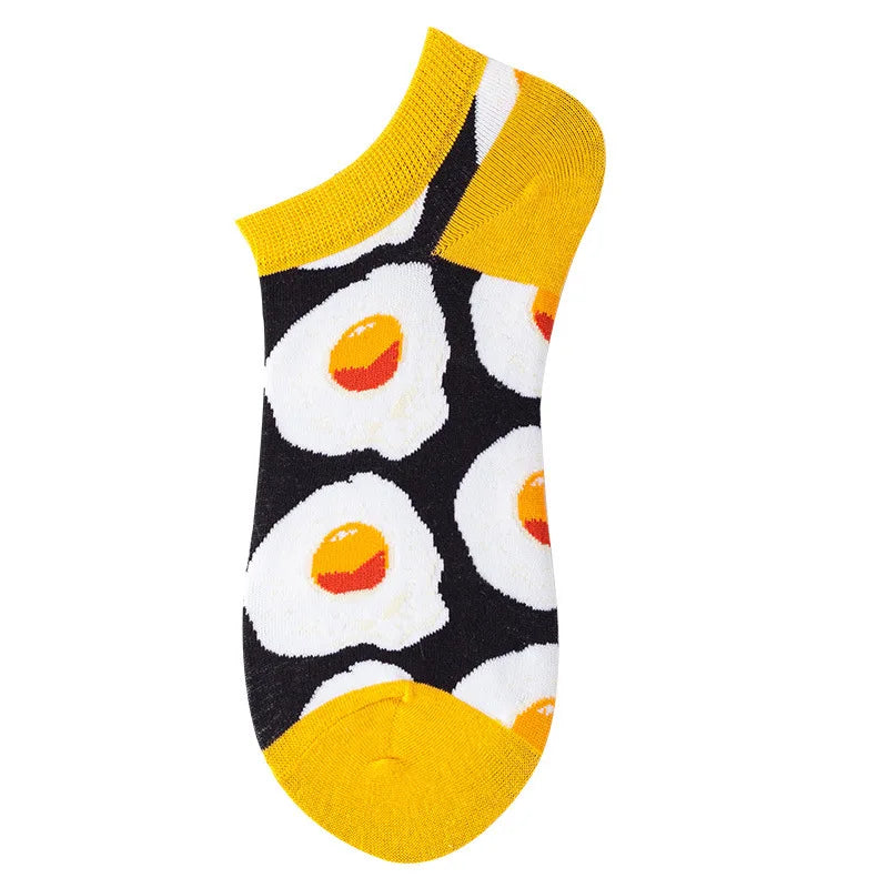 Unisex 1 Pair Funny Colorful Ankle Socks