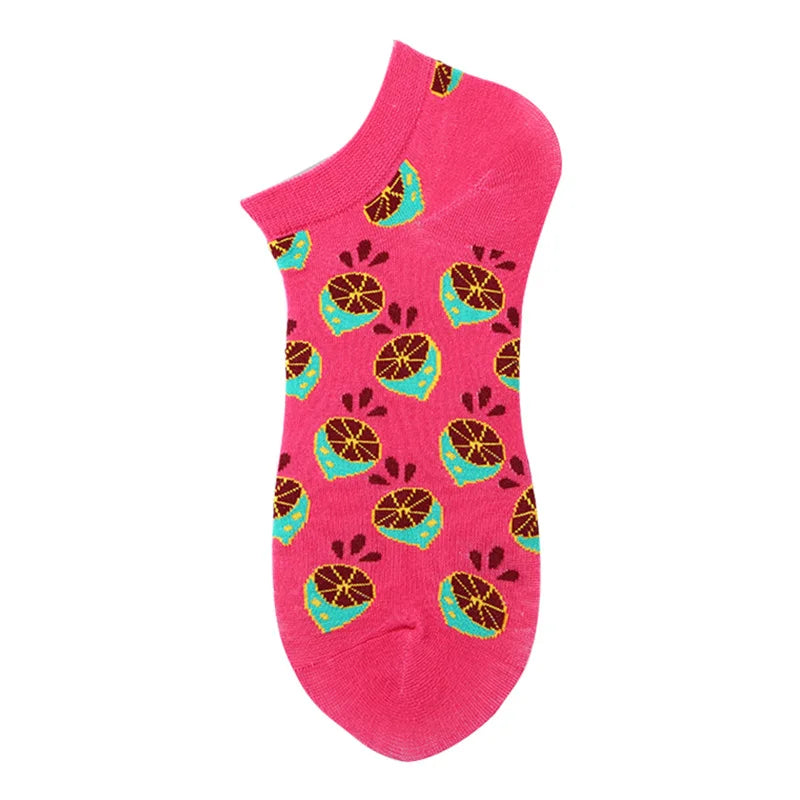 Unisex 1 Pair Funny Colorful Ankle Socks