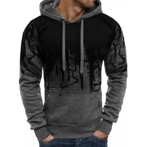 Men's Pullover Loose Hooded Sweatshirt
