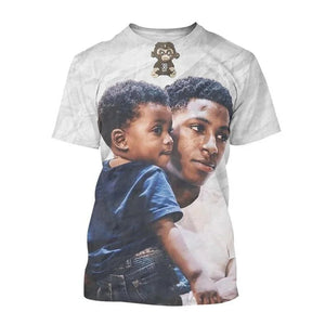 Unisex 3D YoungBoy Never Broke Printed T Shirt