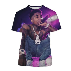 Unisex 3D YoungBoy Never Broke Printed T Shirt