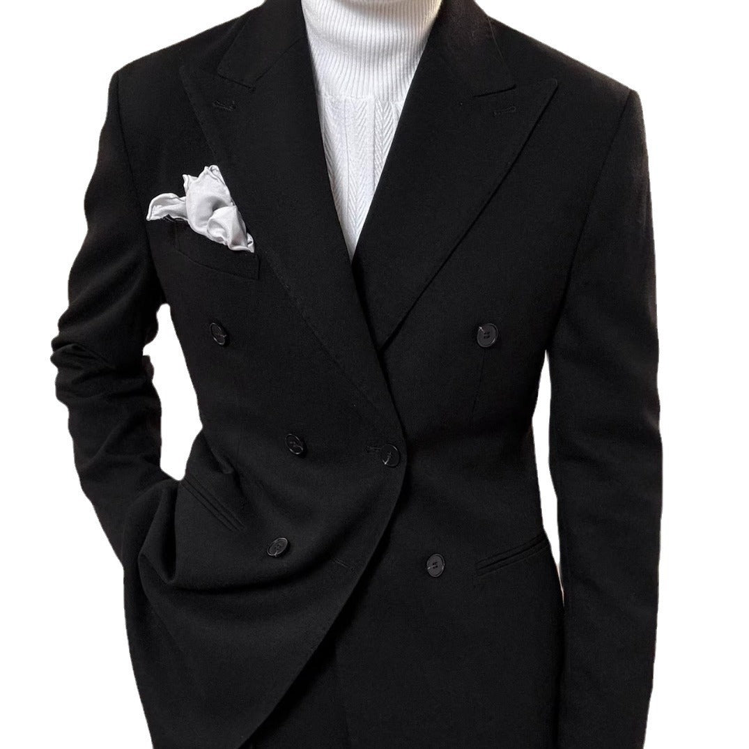 Men's Italian Double Breasted Suit Jacket