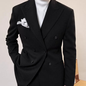 Men's Italian Double Breasted Suit Jacket