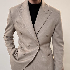 Men's Italian Double Breasted Suit Jacket