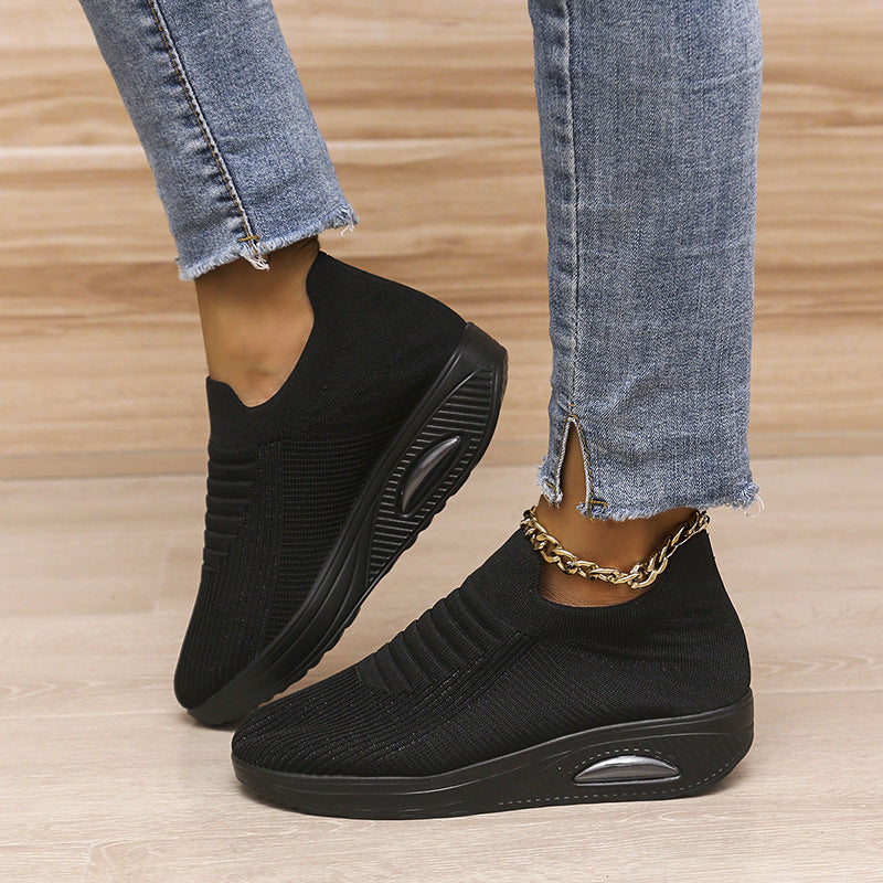 Women's Slip On Air Cushion Flat Shoes